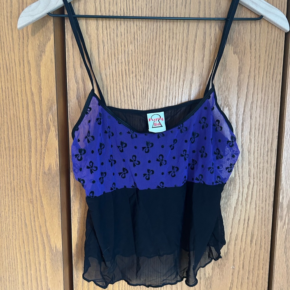 Sexy lingerie top peekaboo Medium see through bra top size Medium 6
